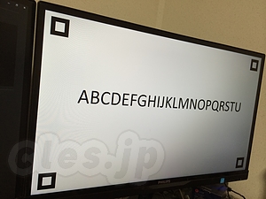 スキャンマーク付き画像 - CamiApp でホワイトボードの画像をスキャン